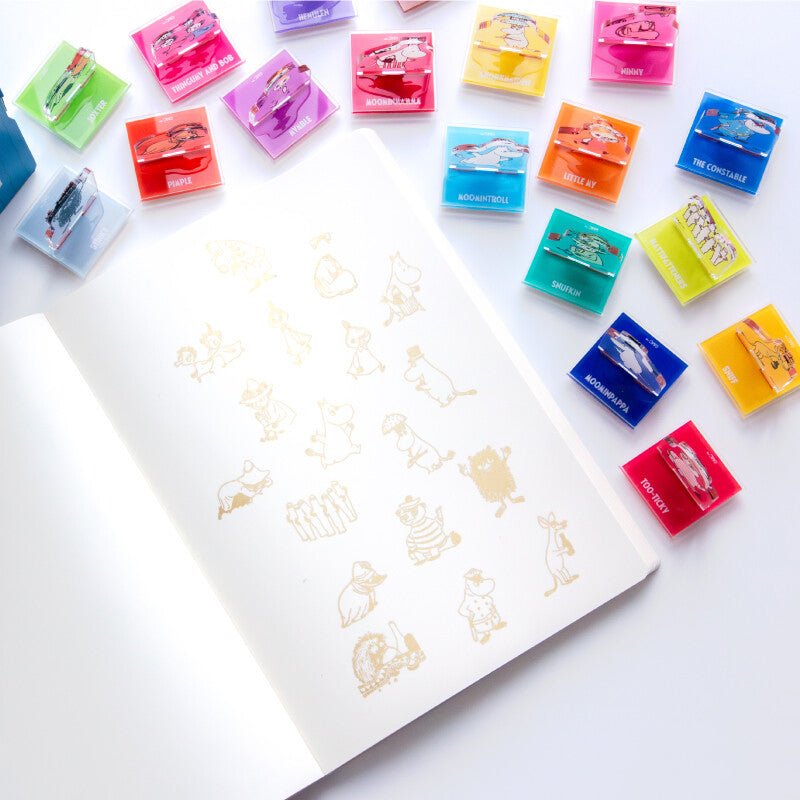 Limited] Moomin 80th Anniversary Acrylic Stand Stamp Collection