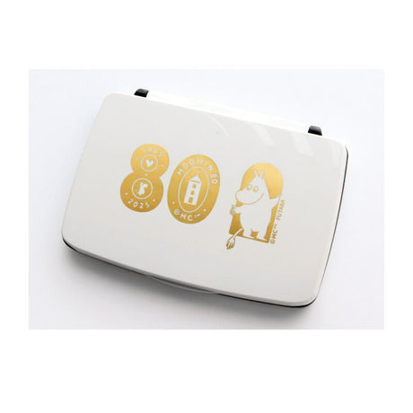 [Limited] Moomin 80th Anniversary Stamp Pad Gold Edition Ink Color / FUTABA - bungu