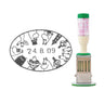 [Limited] Moomin Date Stamp Collection 80th Anniversary Edition / FUTABA - bungu