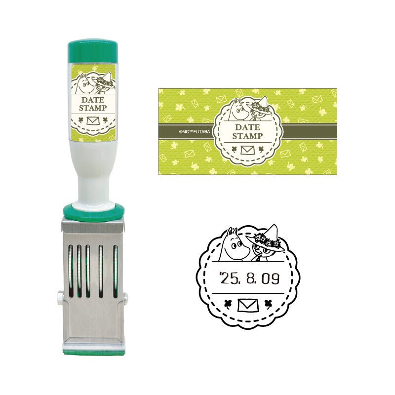 [Limited] Moomin Date Stamp Collection 80th Anniversary Edition / FUTABA - bungu