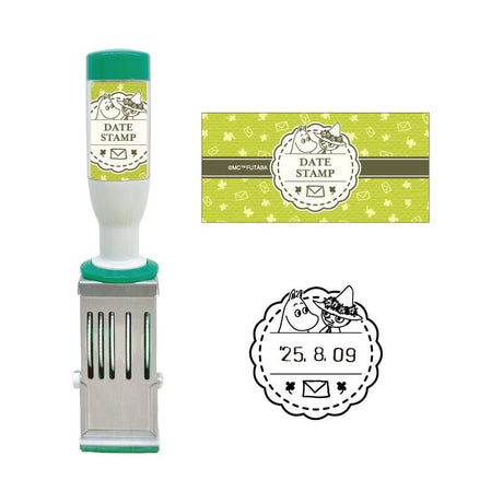 [Limited] Moomin Date Stamp Collection 80th Anniversary Edition / FUTABA - bungu