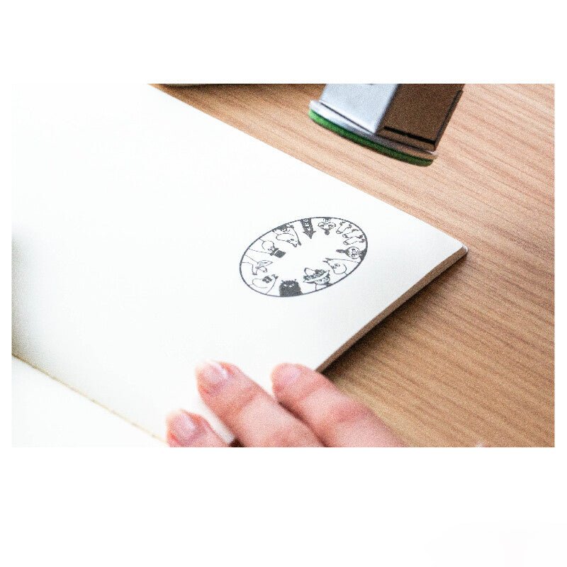 [Limited] Moomin Date Stamp Collection 80th Anniversary Edition / FUTABA - bungu