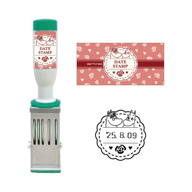 [Limited] Moomin Date Stamp Collection 80th Anniversary Edition / FUTABA - bungu