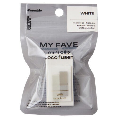 [Limited] MY FAVE Mini Clip & Coco Fusen / Kanmido - bungu