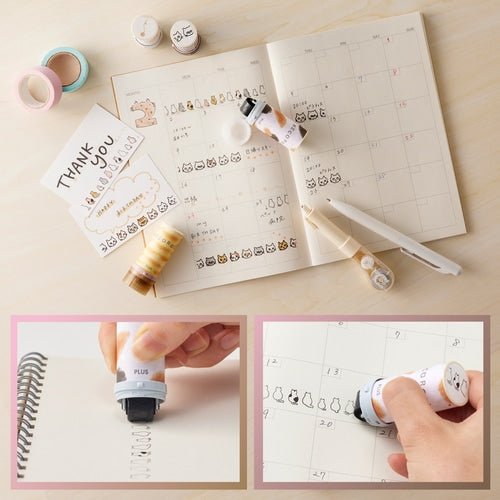 [Limited] Neco Roll Decoration Roller Stamp / PLUS - bungu