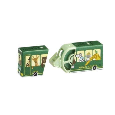 [Limited] norino Animal Bus Paper Case Correction Tape / PLUS - bungu