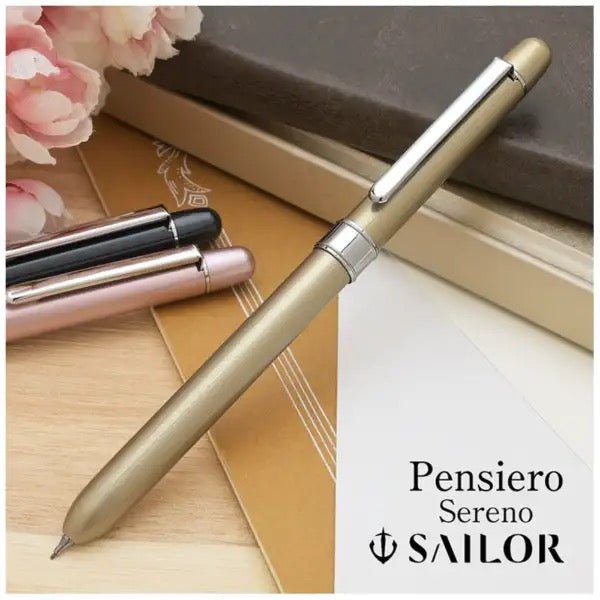 [Limited] Pensiero Sereno Gold Multi Pen / Sailor - bungu