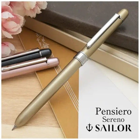 [Limited] Pensiero Sereno Gold Multi Pen / Sailor - bungu