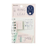 [Limited] Ring Leaf Sticky Note Ring Attachment / Kanmido - bungu