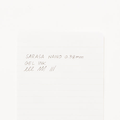 [Limited] Sarasa Nano Gel Ink Pen Monochrome Series / Zebra - bungu