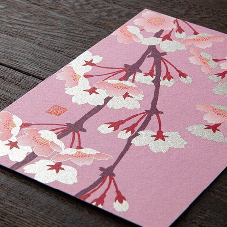 [Limited] Seasons Spring Silk - Print Postcard / Midori DESIGNPHIL - bungu