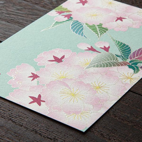 [Limited] Seasons Spring Silk - Print Postcard / Midori DESIGNPHIL - bungu