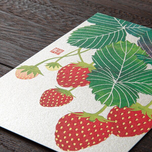 [Limited] Seasons Spring Silk - Print Postcard / Midori DESIGNPHIL - bungu