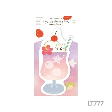 [Limited] Sweets Animal Studio Die - Cut Card Letter / Furukawa Shiko - bungu