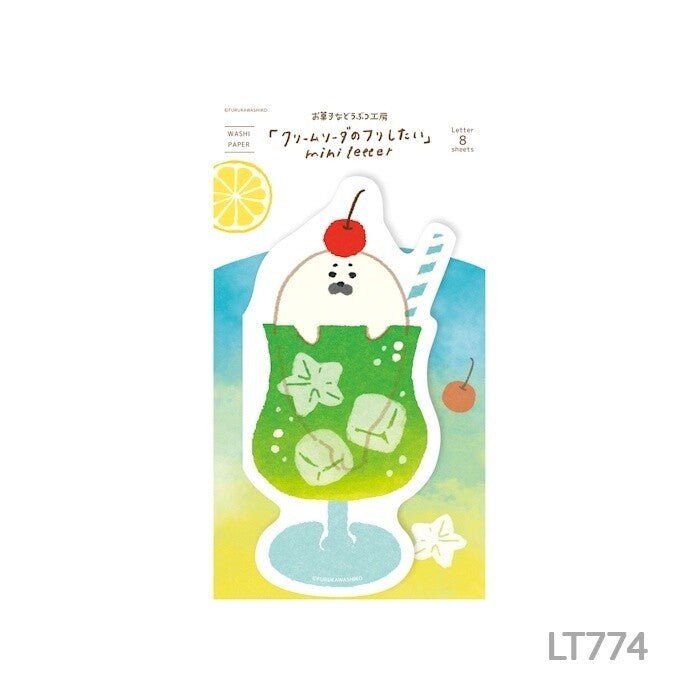 [Limited] Sweets Animal Studio Die - Cut Card Letter / Furukawa Shiko - bungu