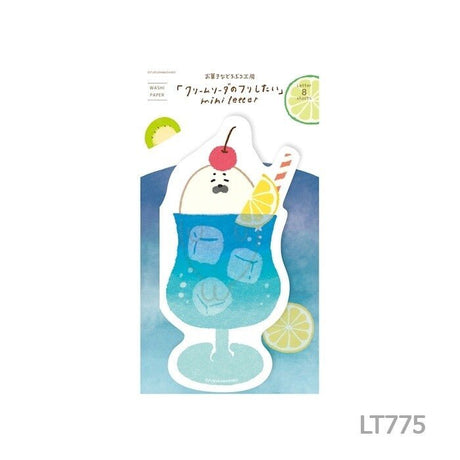 [Limited] Sweets Animal Studio Die - Cut Card Letter / Furukawa Shiko - bungu