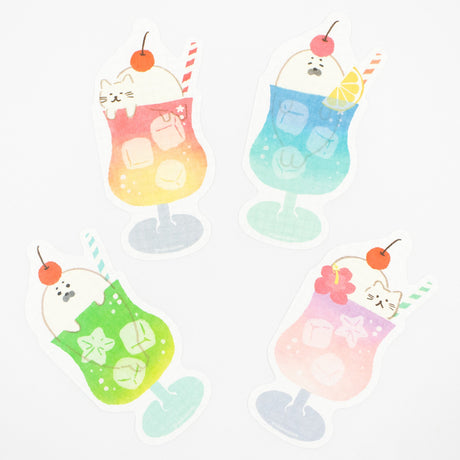 [Limited] Sweets Animal Studio Die - Cut Card Letter / Furukawa Shiko - bungu