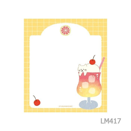 [Limited] Sweets Animal Studio Memo Pad / Furukawa Shiko - bungu