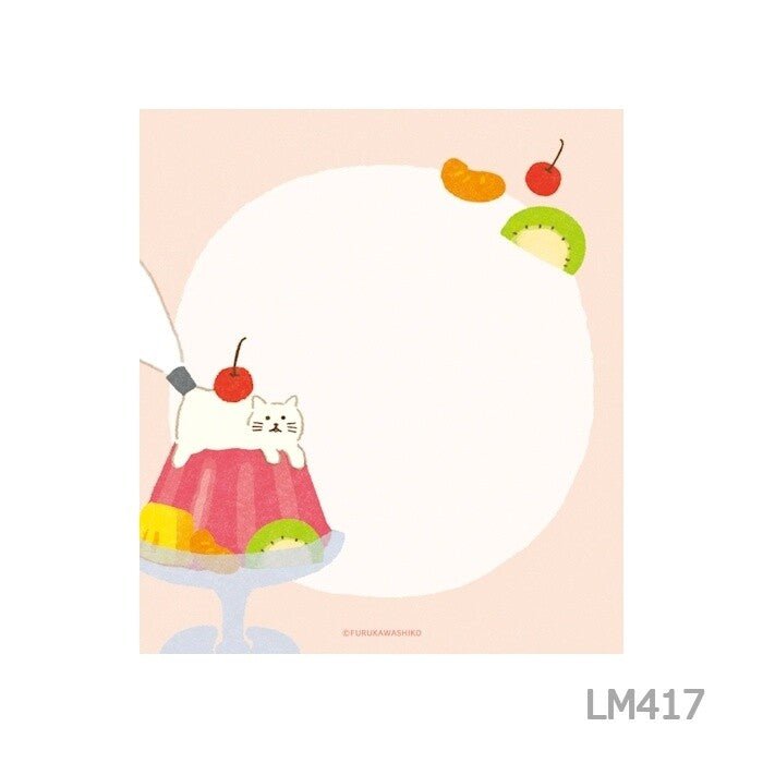[Limited] Sweets Animal Studio Memo Pad / Furukawa Shiko - bungu