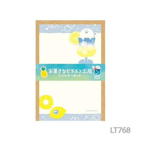 [Limited] Sweets Animal Studio Mini Letter Set / Furukawa Shiko - bungu