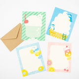 [Limited] Sweets Animal Studio Nagomi Washi Letter Set / Furukawa Shiko - bungu