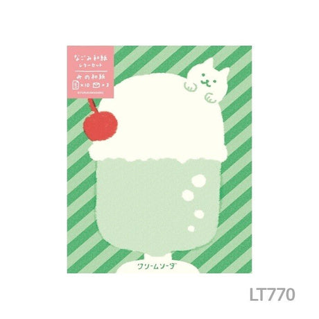 [Limited] Sweets Animal Studio Nagomi Washi Letter Set / Furukawa Shiko - bungu