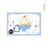[Limited] Sweets Animal Studio Retro - Printed Postcard / Furukawa Shiko - bungu