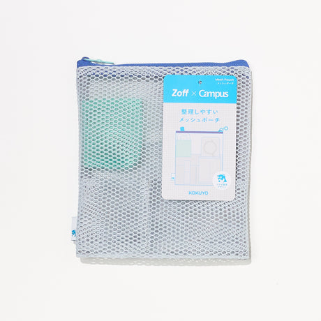 [Limited] Zoff x Campus Mobile Bag Mesh Pouch / KOKUYO - bungu