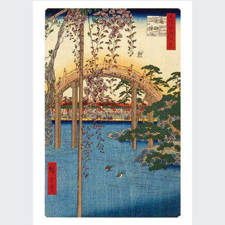 Little Museum Utagawa Hiroshige One Hundred Famous Views of Edo Postcard Book / Seigensha - bungu