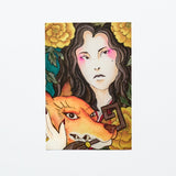 "Love Me At My Worst" Washi Postcard by Jessie / Bungu - bungu