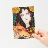 "Love Me At My Worst" Washi Postcard by Jessie / Bungu - bungu