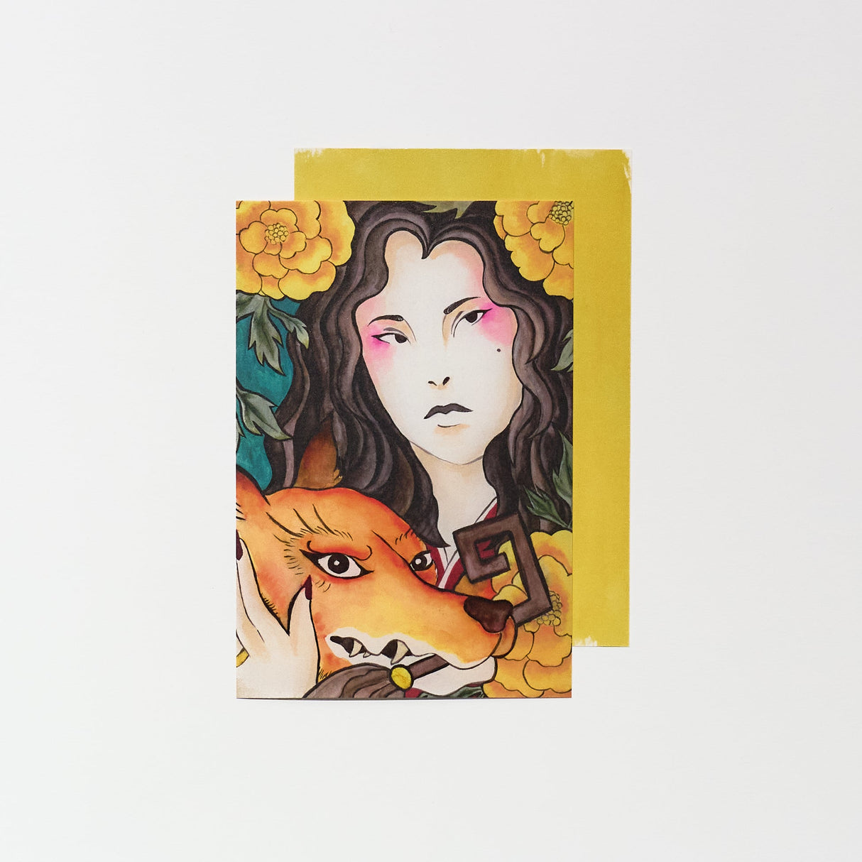 "Love Me At My Worst" Washi Postcard by Jessie / Bungu - bungu