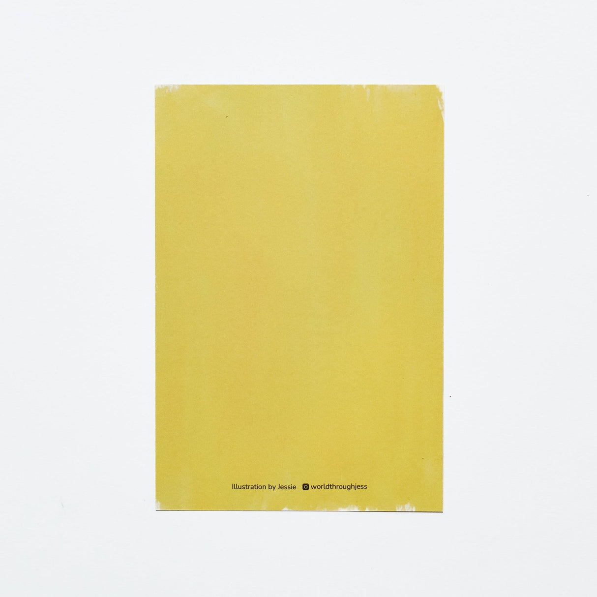 "Love Me At My Worst" Washi Postcard by Jessie / Bungu - bungu