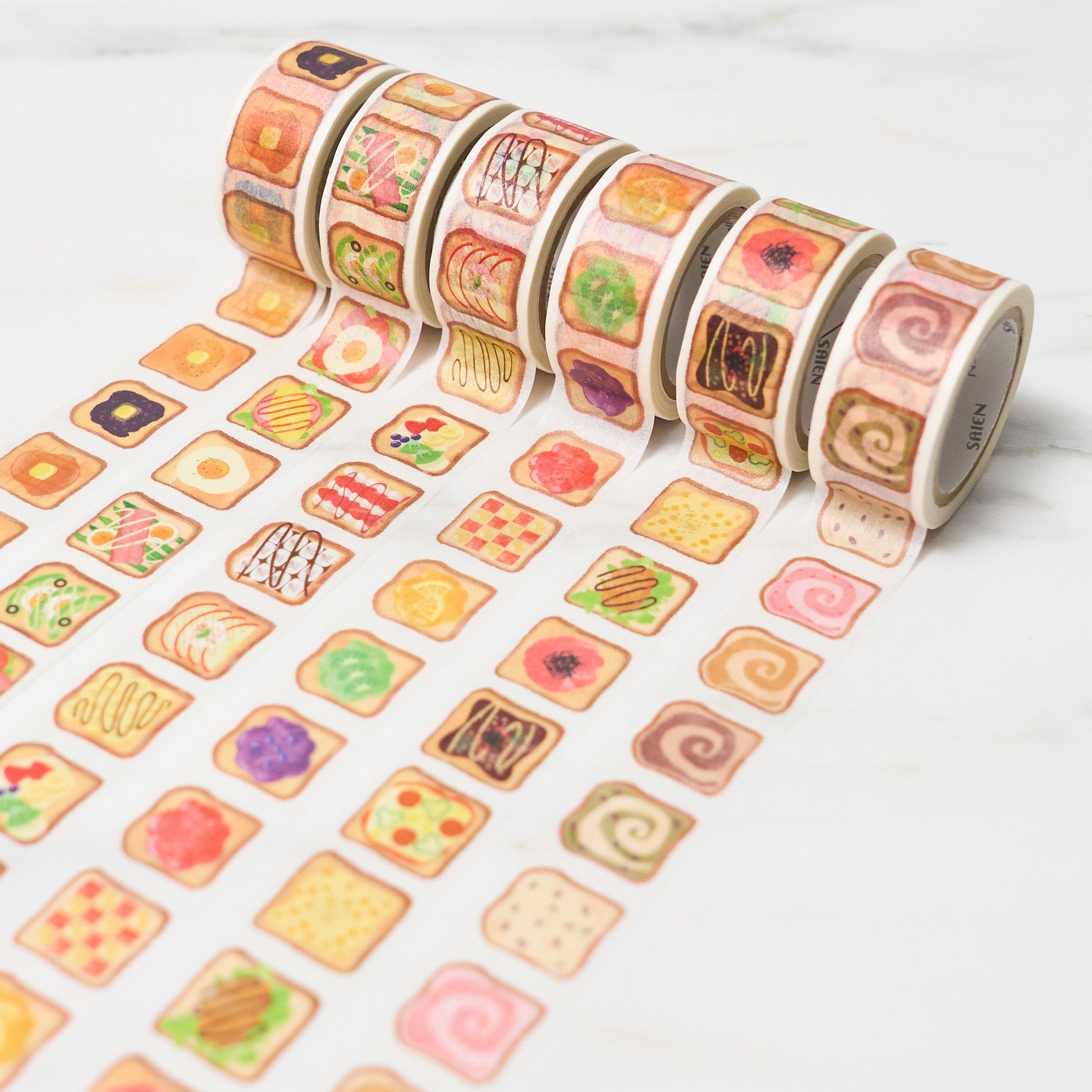 "Love Toast" Series Masking Tape / SAIEN - bungu