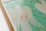 [Limited] Art Touch Kazuko Furuta A3 Art Poster with Teak Frame / TOUCH & FLOW