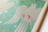 [Limited] Art Touch Kazuko Furuta A3 Art Poster with Teak Frame / TOUCH & FLOW