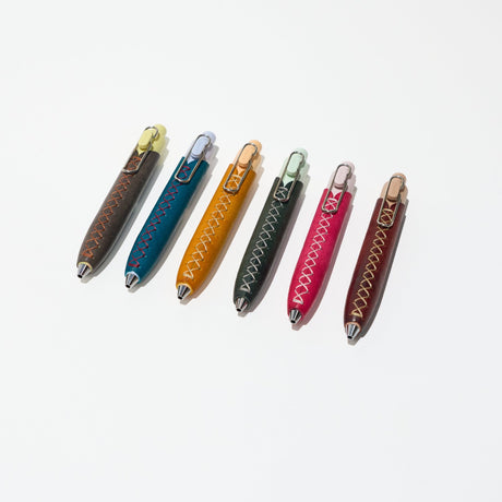 LUCE Pen Fit Short Margot Leather Pen Cover / LUCE RING - bungu