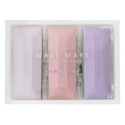 MAKE MARK Highlighters 6 Color Set / Sun - Star - bungu