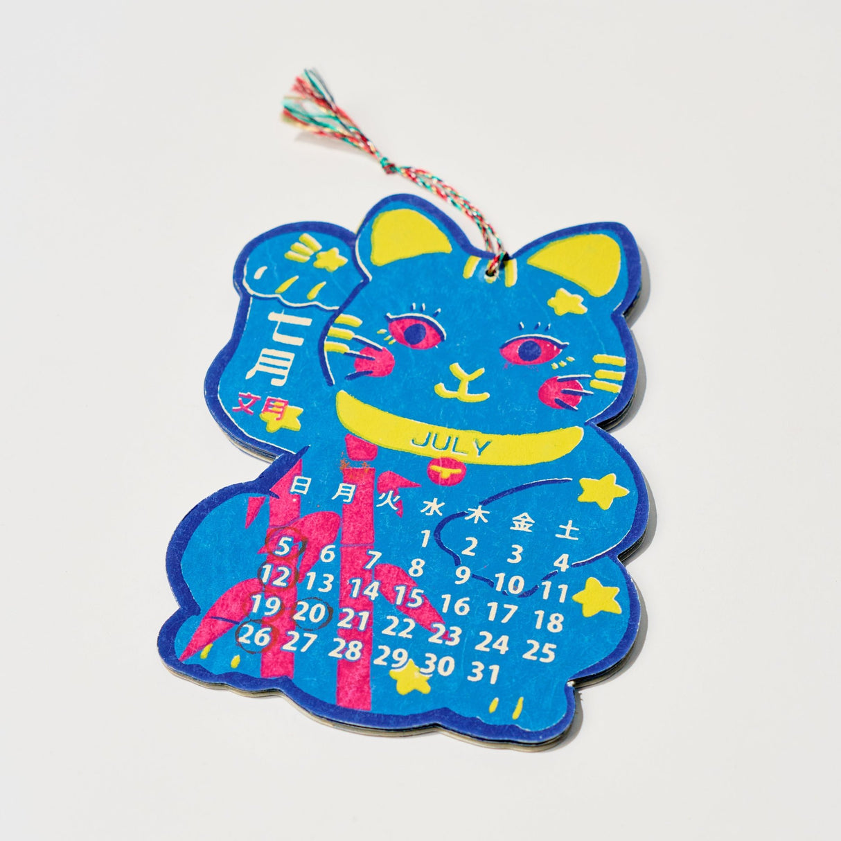 Maneki - neko Calendar 2026 Designed by Kaya / Amina Collection Co., Ltd. - bungu