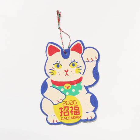 Maneki - neko Calendar 2026 Designed by Kaya / Amina Collection Co., Ltd. - bungu