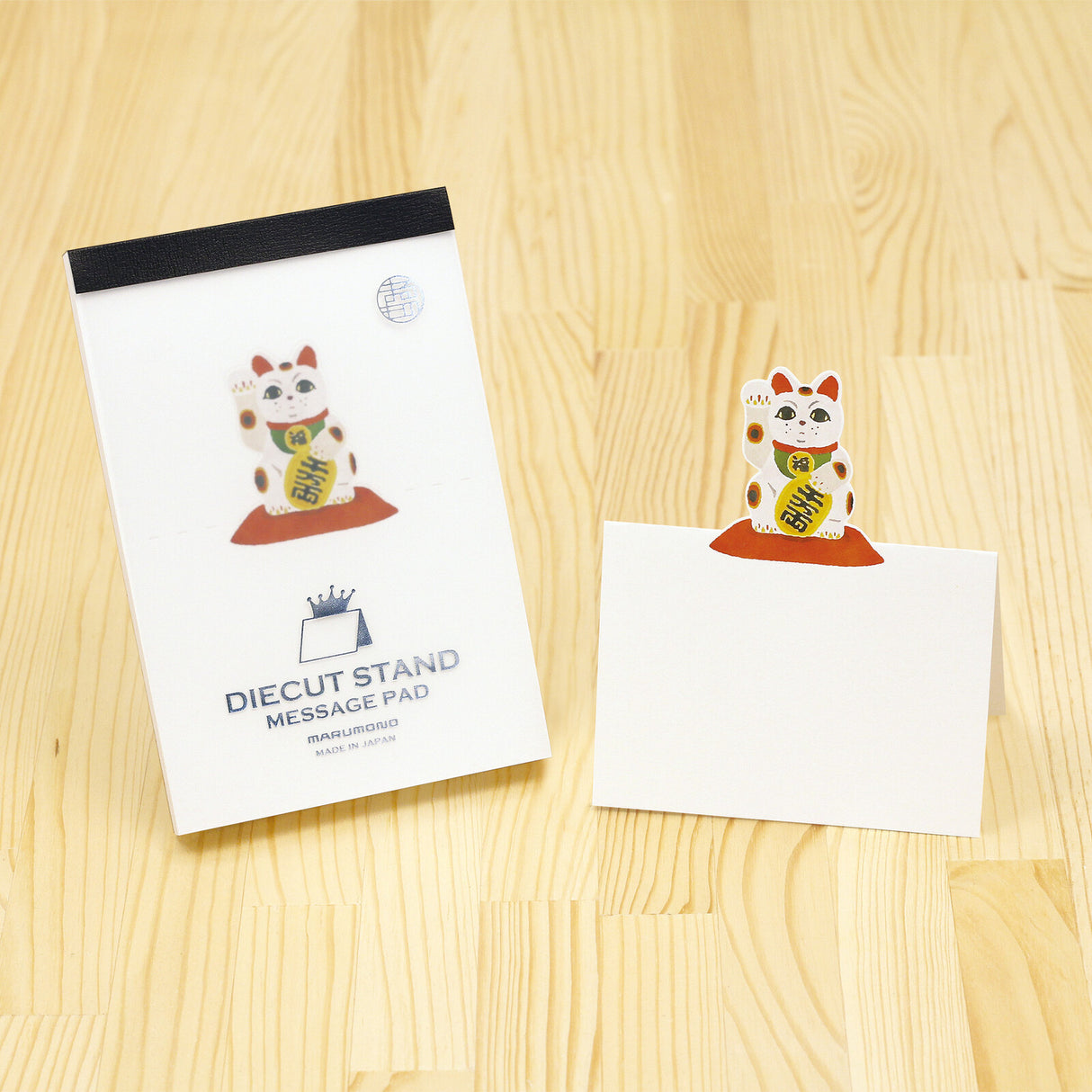 Pop-Up Japanese Motif Die-Cut Stand Memo Pad / Marumo Printing