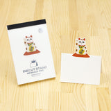 Pop-Up Japanese Motif Die-Cut Stand Memo Pad / Marumo Printing