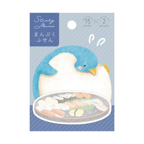 Manpuku Chubby Animal Sticky Notes / Gakken Sta:Ful - bungu