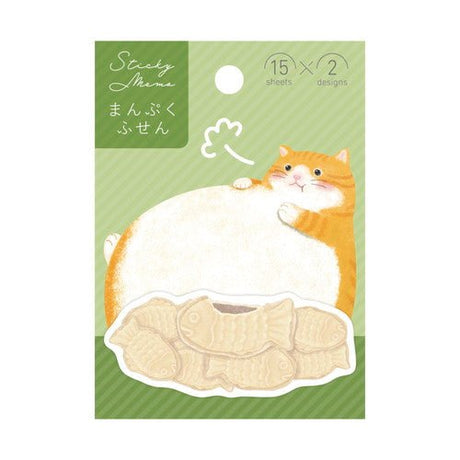 Manpuku Chubby Animal Sticky Notes / Gakken Sta:Ful - bungu