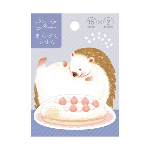 Manpuku Chubby Animal Sticky Notes / Gakken Sta:Ful - bungu