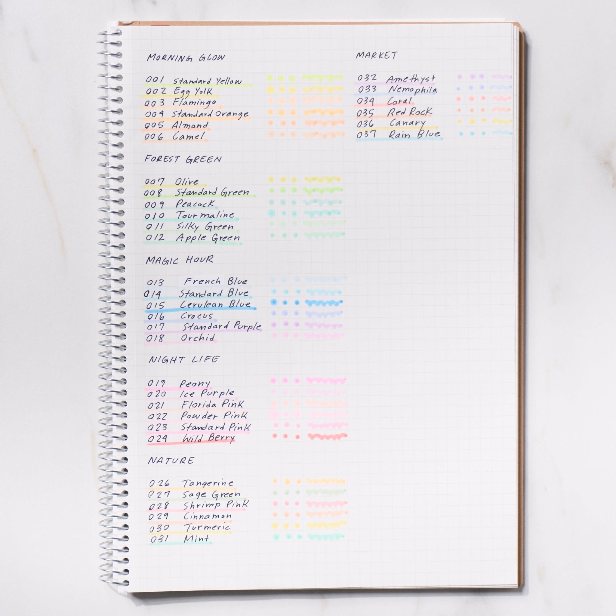 MARU liner Highlighter 36 Color Set / Epoch Chemical – bungu