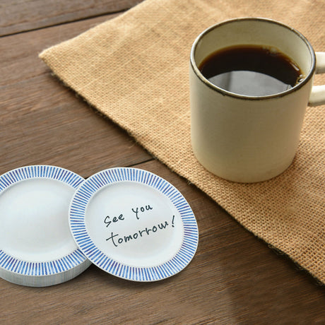 Marumemo Nordic Plate Round Memo Pad / Marumo Printing - bungu