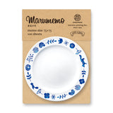 Marumemo Nordic Plate Round Memo Pad / Marumo Printing - bungu