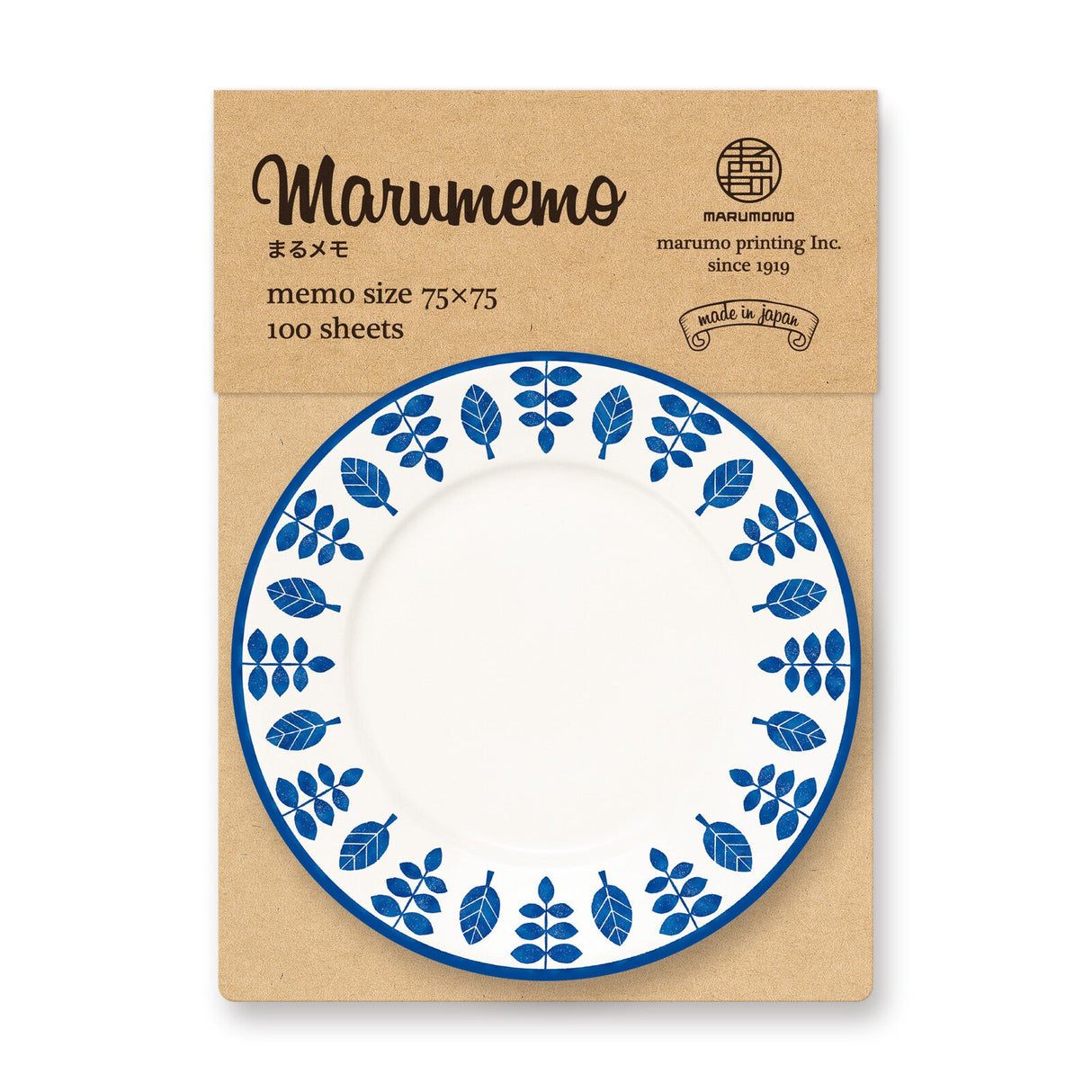 Marumemo Round Memo Pad / Marumo Printing - bungu