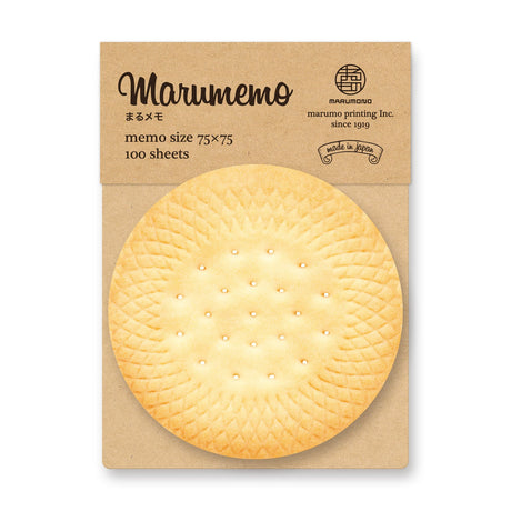 Marumemo Round Memo Pad / Marumo Printing - bungu